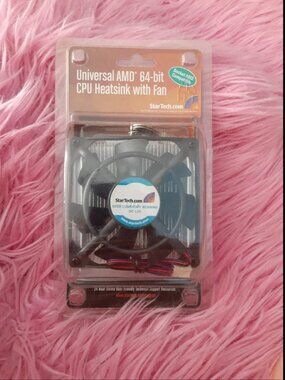Universal AMD 64-bit CPU Heatsink with Fan Socket AM2 Compatible NOS